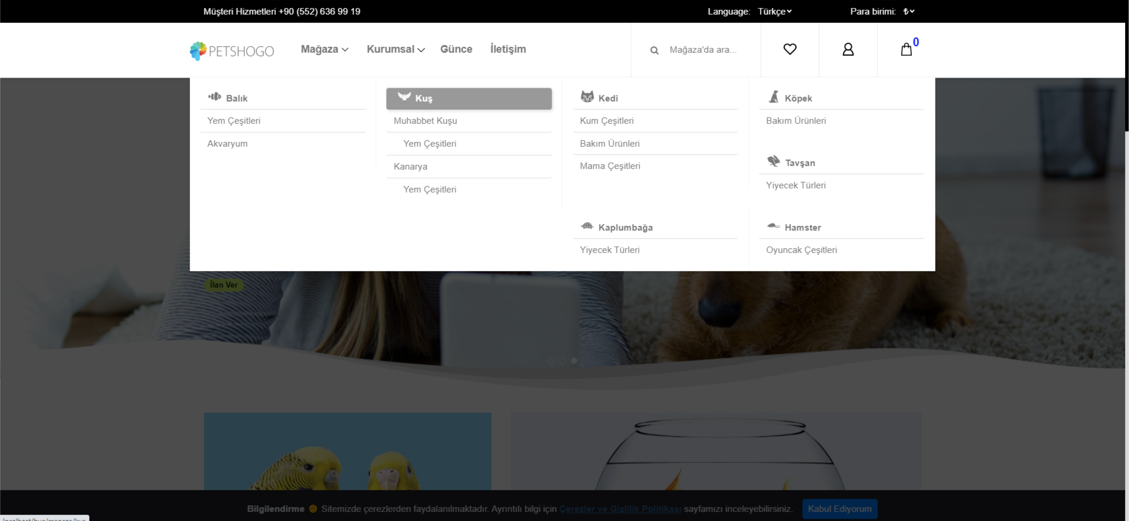 PORT Navigasyon Site Görüntüsü